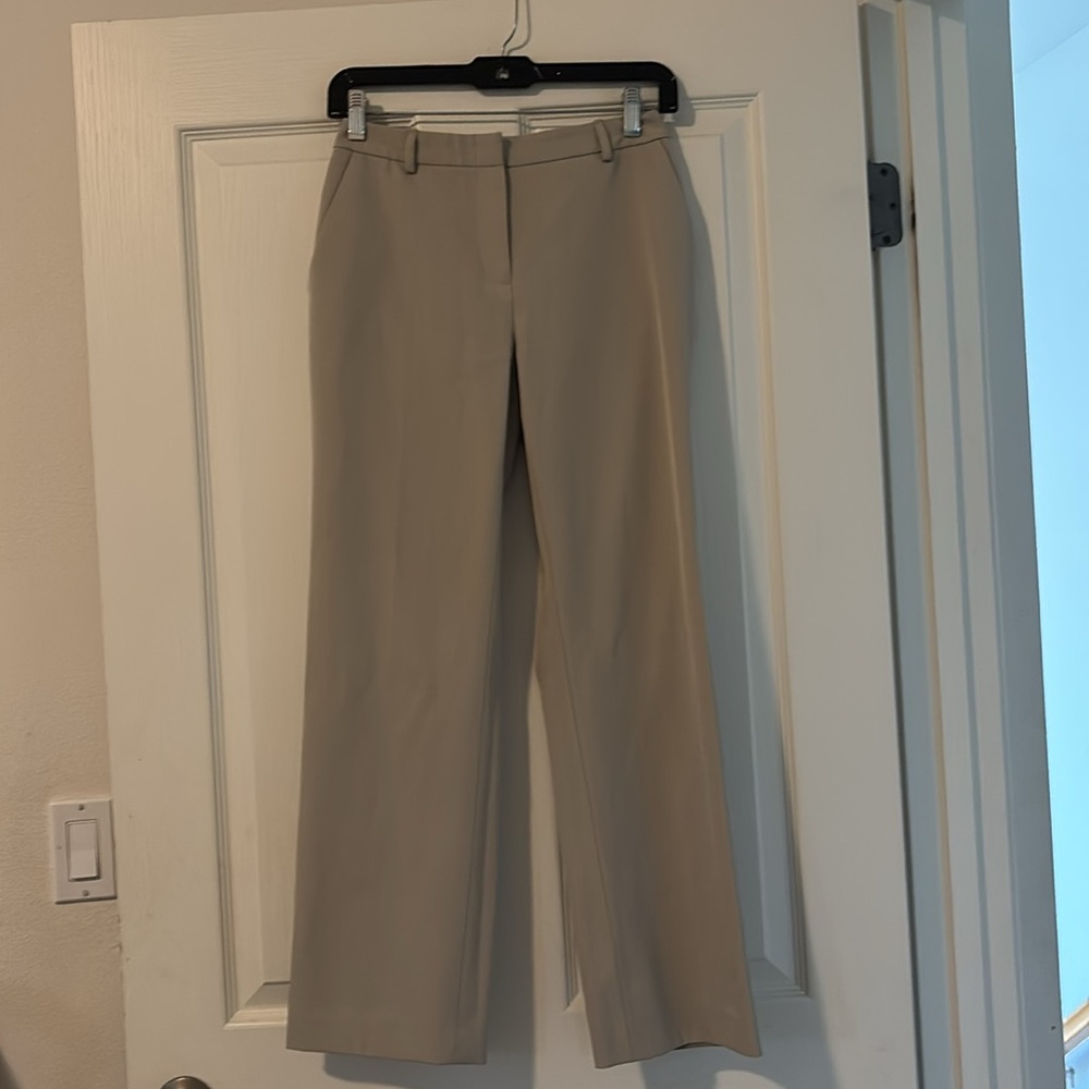 Ann Taylor Beige Stretch Pants Sz 2P